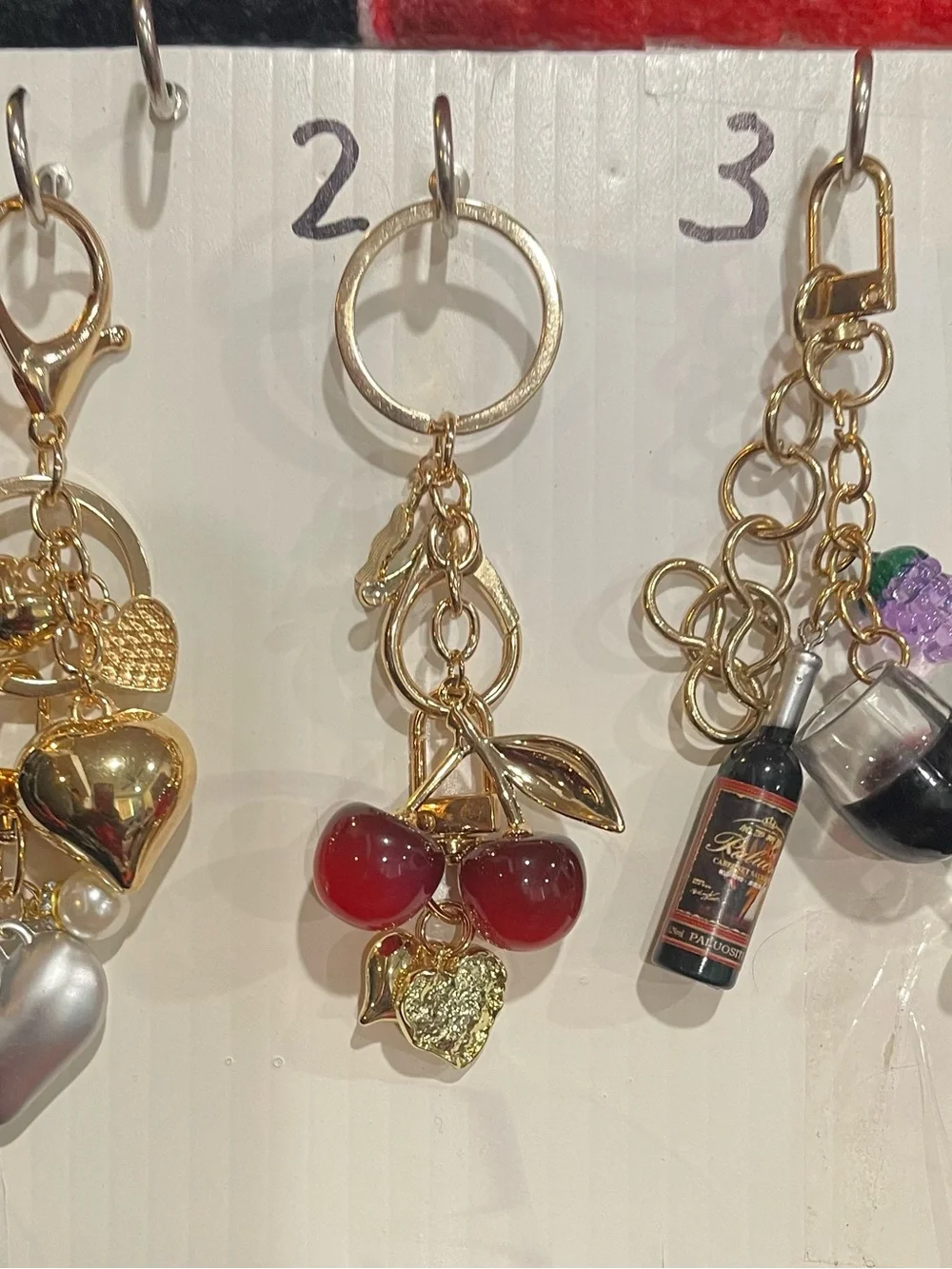 #4 Choice of 1 Bag/Key Charm with Gold or Silver Accents